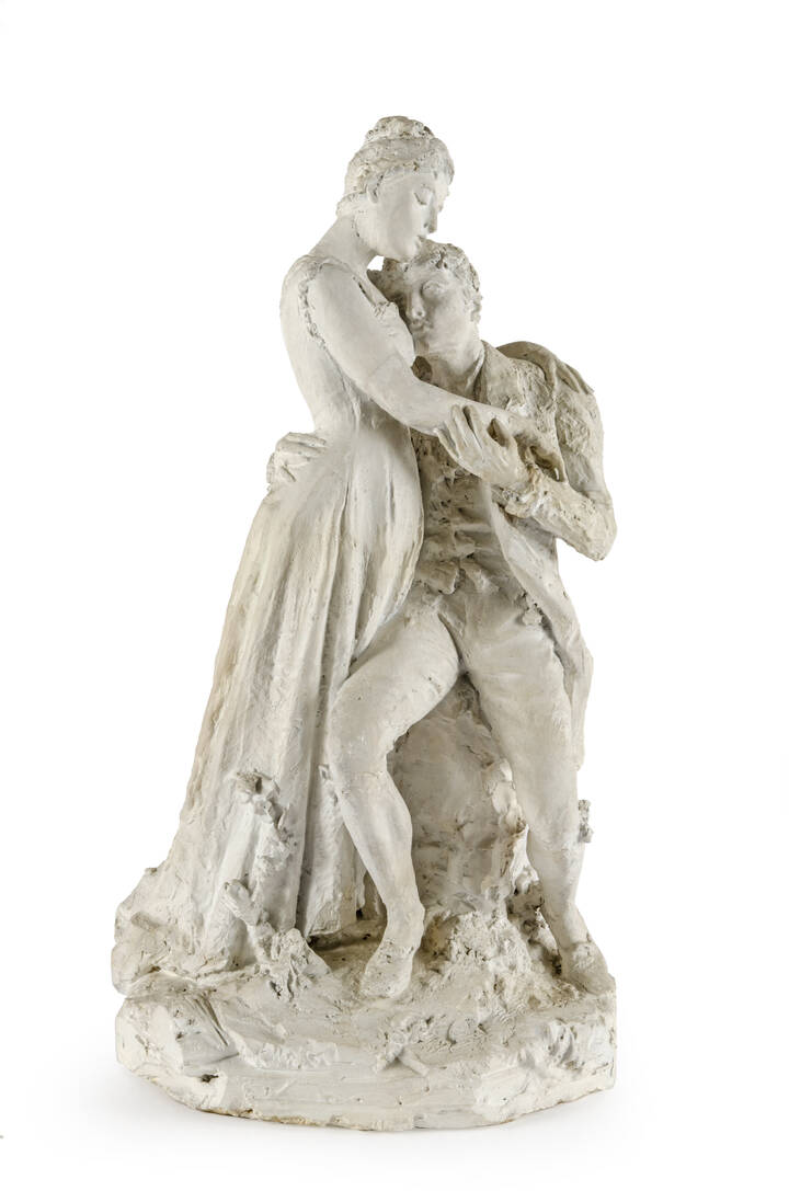 ODOARDO TABACCHI - 'Ugo Foscolo dopo il trattato di Campoformio' 1867