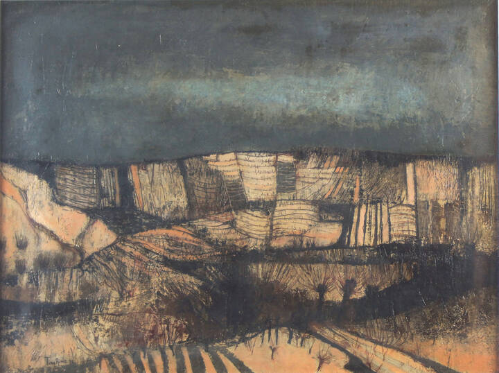 TINO AIME - 'Paesaggio delle Langhe' 1976