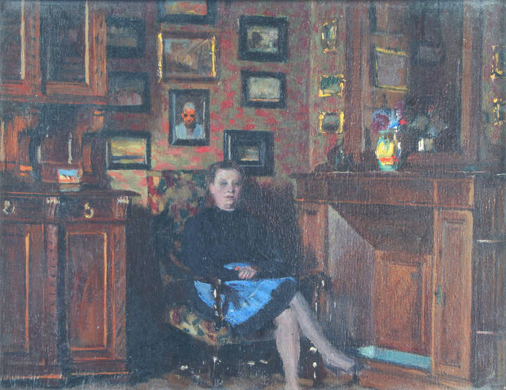 BERGOGLIO CARLO (CARLIN) - 'Il salotto'