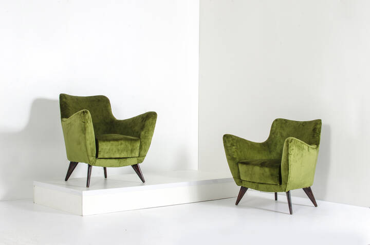 GIULIA VERONESI - Due poltrone mod. Perla