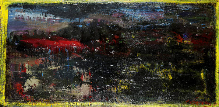 LUIGI SPAZZAPAN - 'La palude (ardente)' 1957