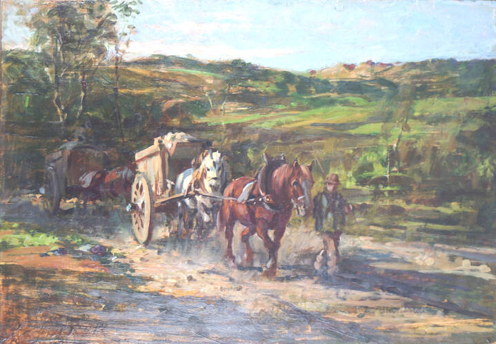 ELENA MARISALDI FALCO - 'Carretto trainato dai cavalli'