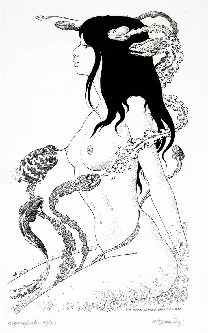 LORENZO ALESSANDRI - 'Incantesimo di gennaio' 1976