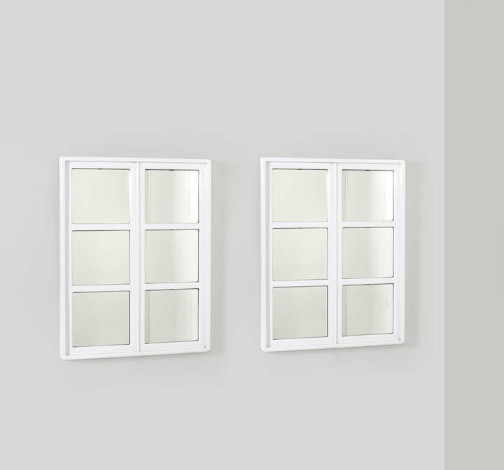 GIUSEPPE RAIMONDI A.BA.CO - Due specchi mod. Finestra