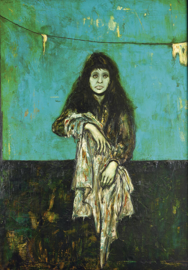 ENRICO COLOMBOTTO ROSSO - 'La lavandaia' 1958