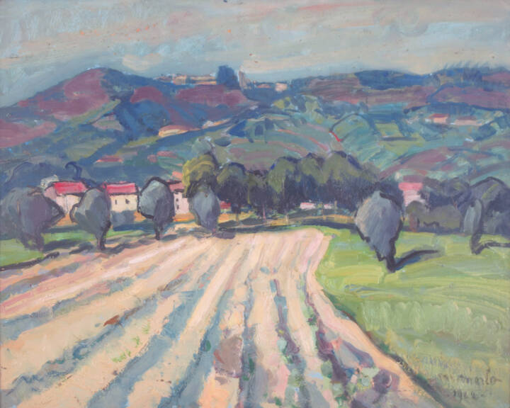 METELLO MERLO - 'Campo arato' 1962