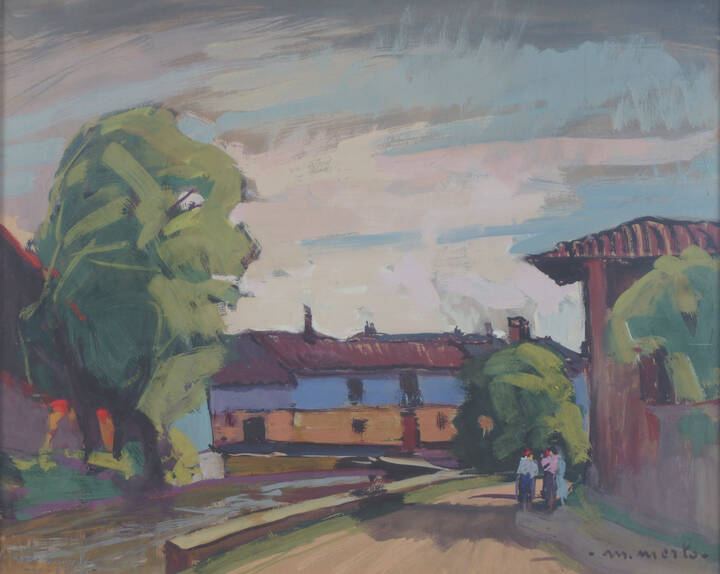 METELLO MERLO - 'Paesaggio'