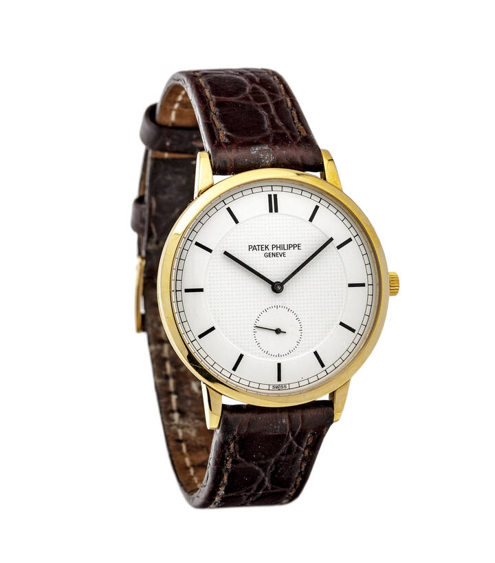 PATEK PHILIPPE - Solo tempo, modello 'Calatrava' ref. 3893, anni '80