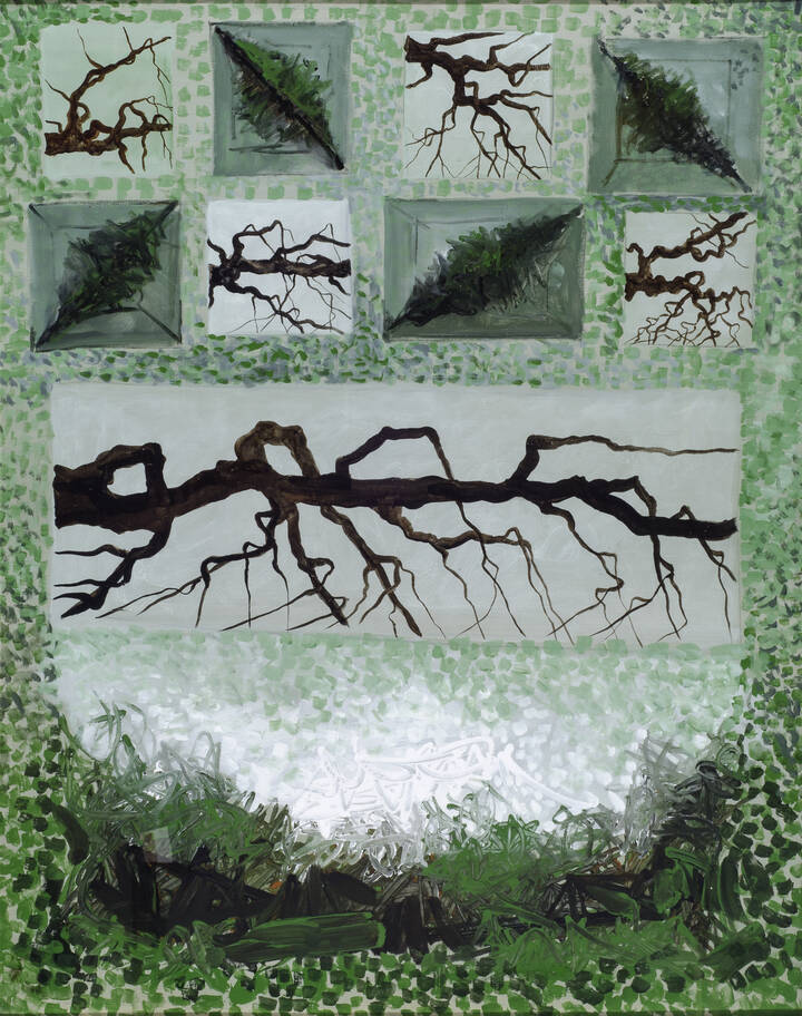 CESARE PEVERELLI - 'Alberi ad alta quota' 1972