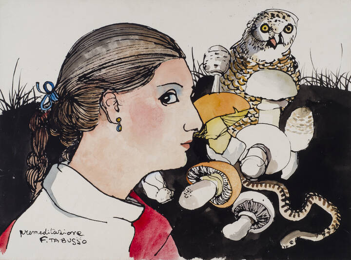 FRANCESCO TABUSSO - 'Premeditazione' 1987 circa