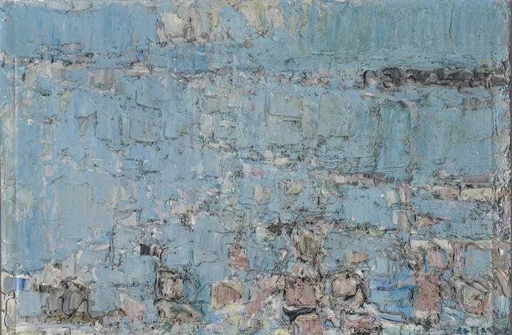 ANDRE' COTTAVOZ - 'Reflets et baigneurs' 1960