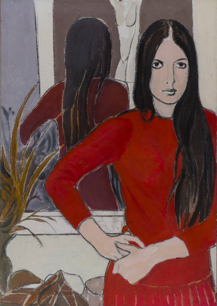 FRANCESCO MENZIO - 'Ragazza davanti allo specchio'