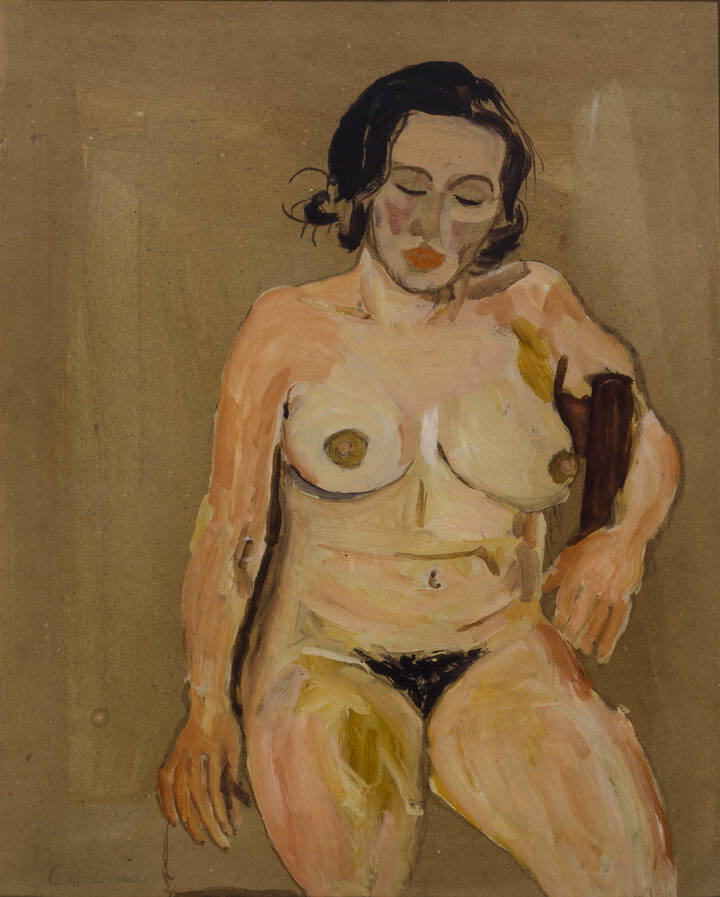 GIOSUE' CALIERNO - 'Nuda seduta'