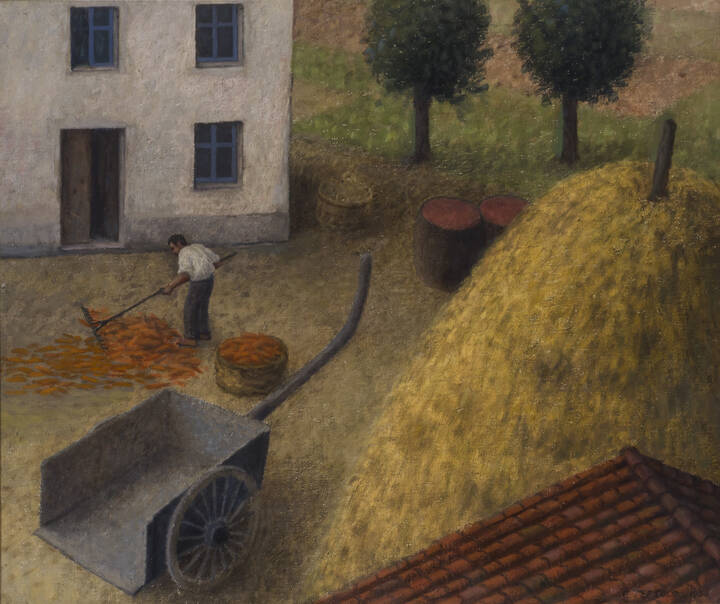 CARLO TERZOLO - 'Cortile' 1930