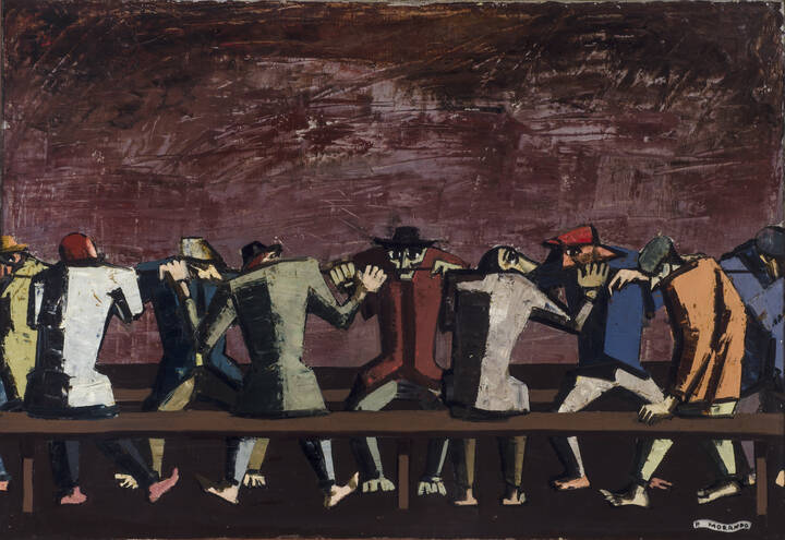 PIETRO MORANDO - 'Albergo della corda' 1946