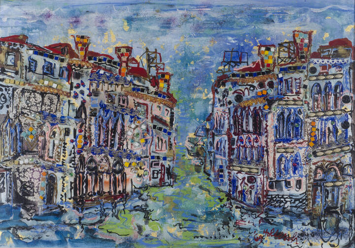 CARLO HOLLESCH - 'Canal Grande -Venezia' 1969
