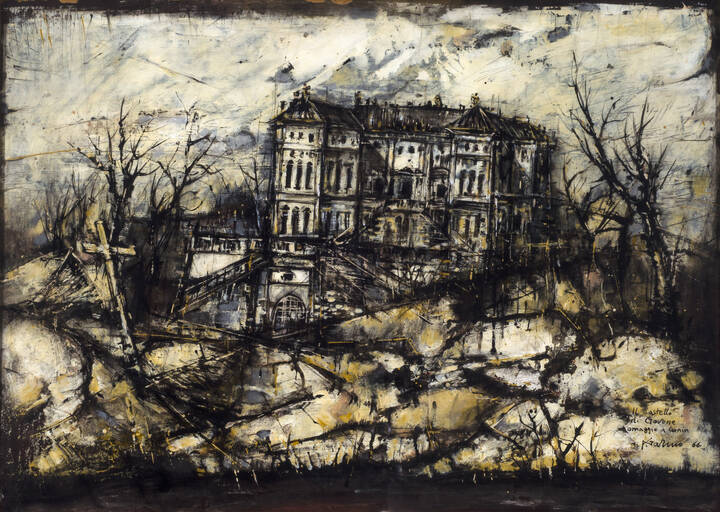 PIERO GARINO - 'Il Castello di Govone-Omaggio a Gonin' 1966