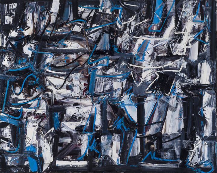 PIERO RUGGERI - 'Paesaggio con la luce blu del cielo' 1977