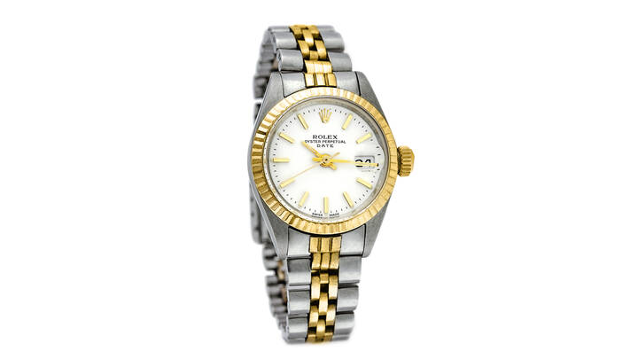 ROLEX - Oyster Perpetual Date, ref. 6917, misura lady, anni '70