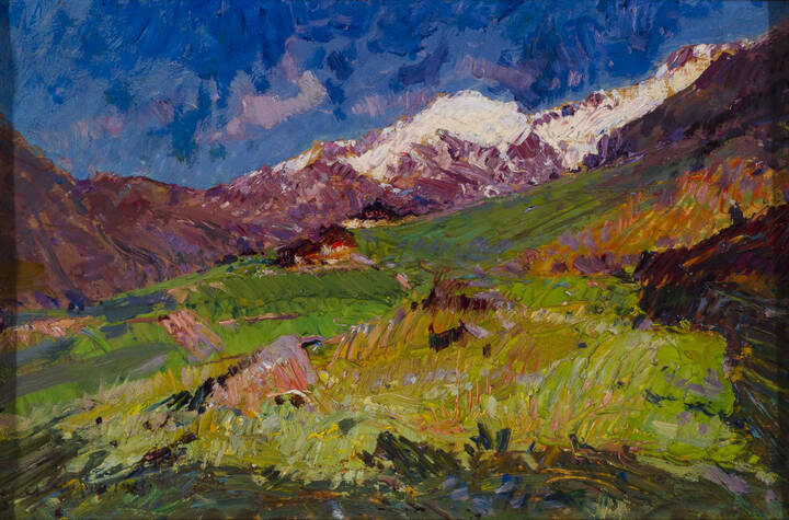ALESSANDRO LUPO - 'Paesaggio montano' 1931