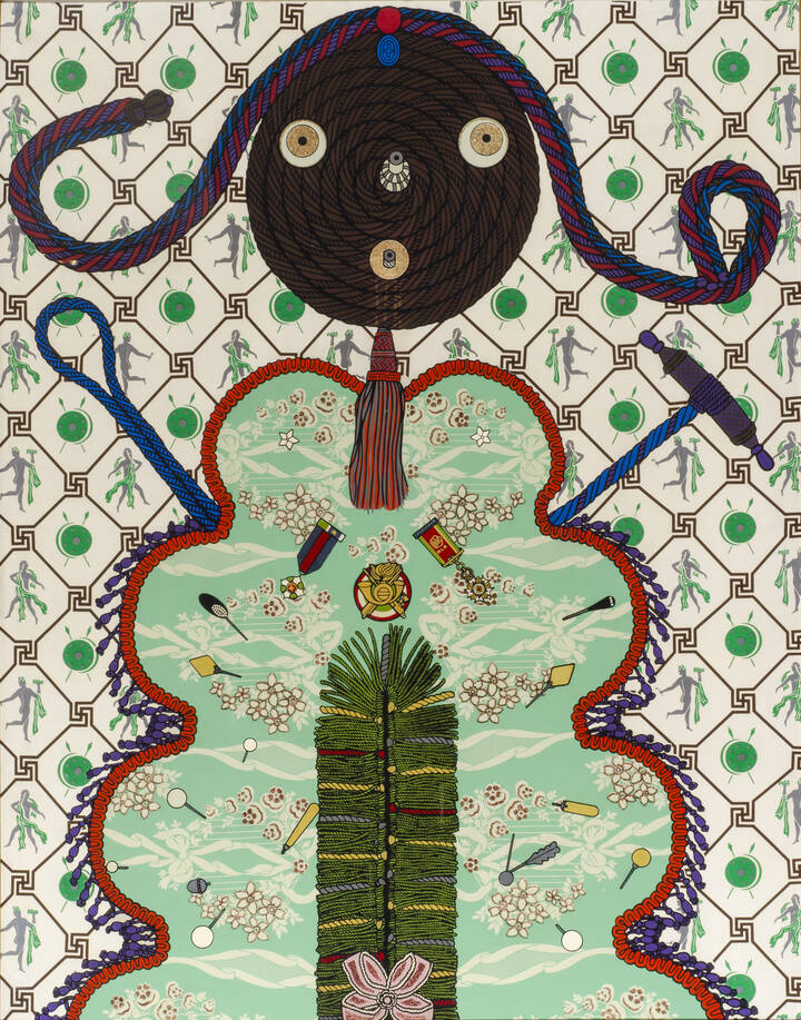 ENRICO BAJ - 'Madame - Figura'