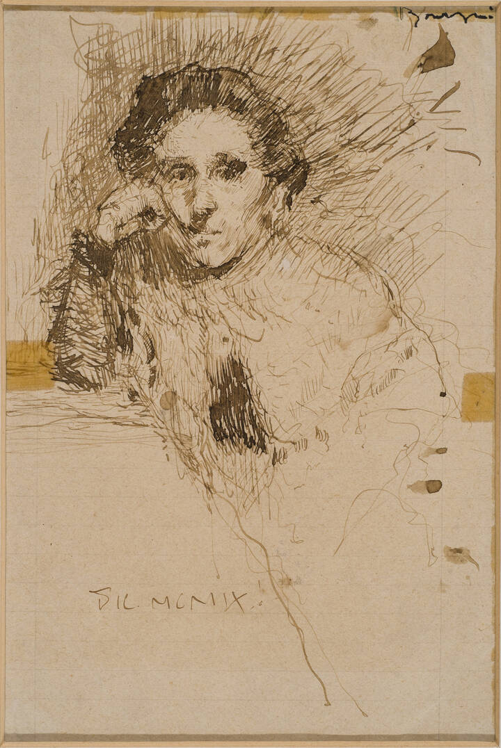 AROLDO BONZAGNI - 'Mia madre' 1909