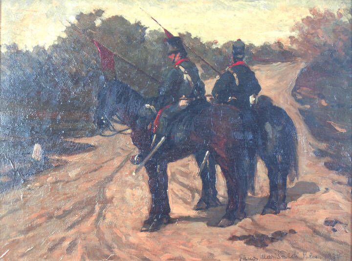 ELENA MARISALDI FALCO - 'Soldati a cavallo' 1937