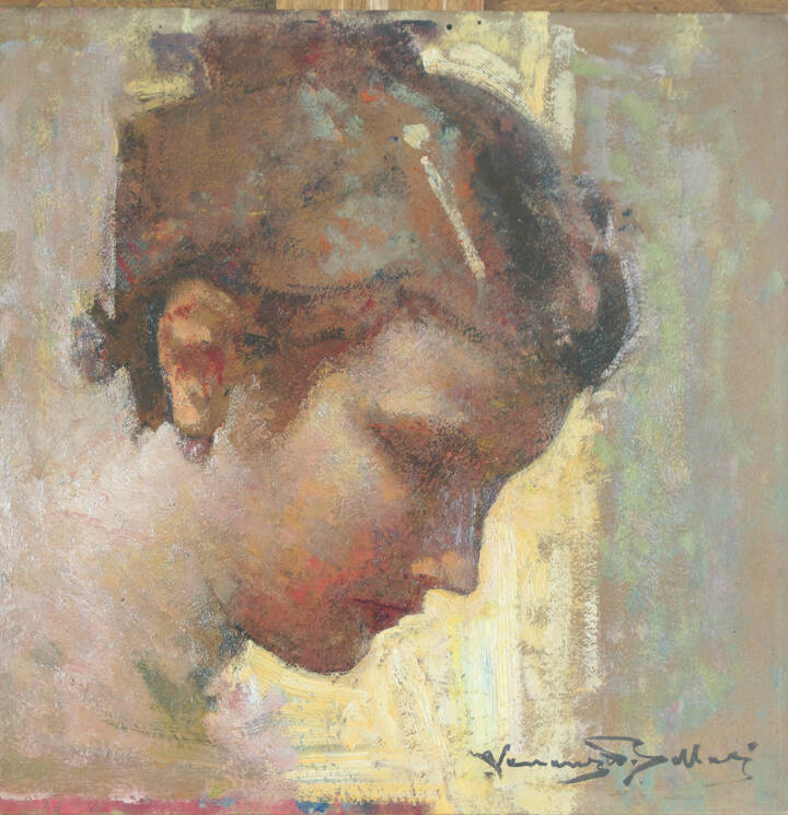 VENANZIO ZOLLA - 'Testa di fanciulla' 