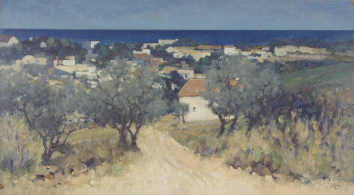 MARIO LISA - 'Dintorni di Livorno' 1964