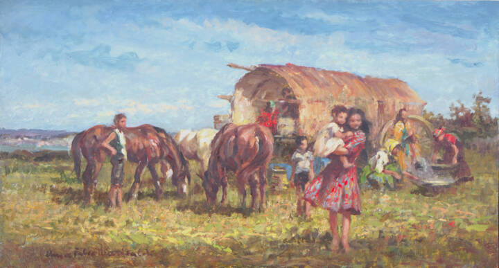 ELENA MARISALDI FALCO - 'Carovana di zingari'