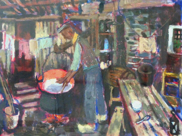 RICCARDO CHICCO - 'Il frutè' Cervinia 1960