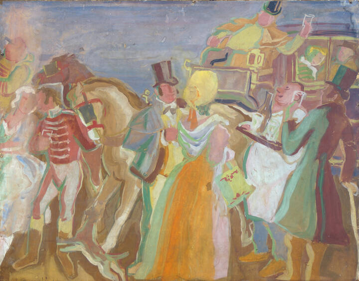 MASSIMO QUAGLINO - 'Scena in costume'