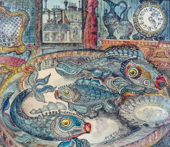 MICHAEL COUDENHOVE KALERGI - 'Natura morta' 1970