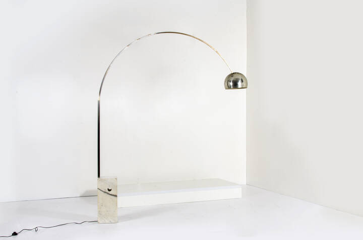 ACHILLE E PIER GIACOMO CASTIGLIONI - Lampada mod. Arco