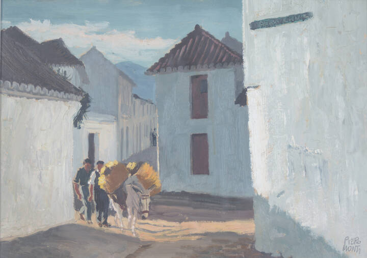 PIERO MONTI - 'Estepona (Spagna)' 1963