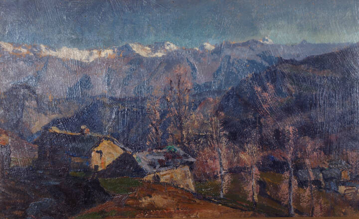 METELLO MERLO - 'Mattino al Col del Lys'  novembre 1953