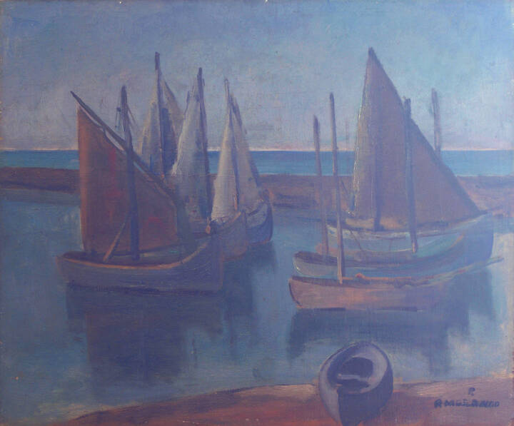PIETRO MORANDO - 'Studio di mare - Genova' 1930