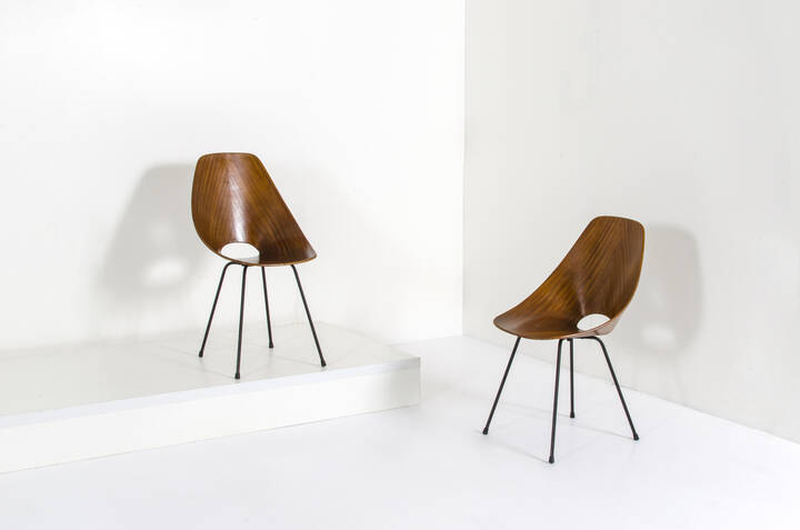 VITTORIO NOBILI - Due sedie mod. Medea