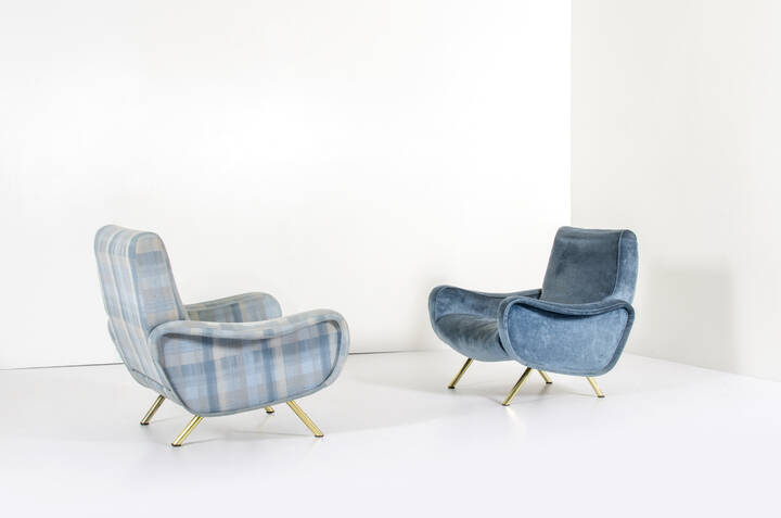 MARCO ZANUSO - Due poltrone mod. Lady