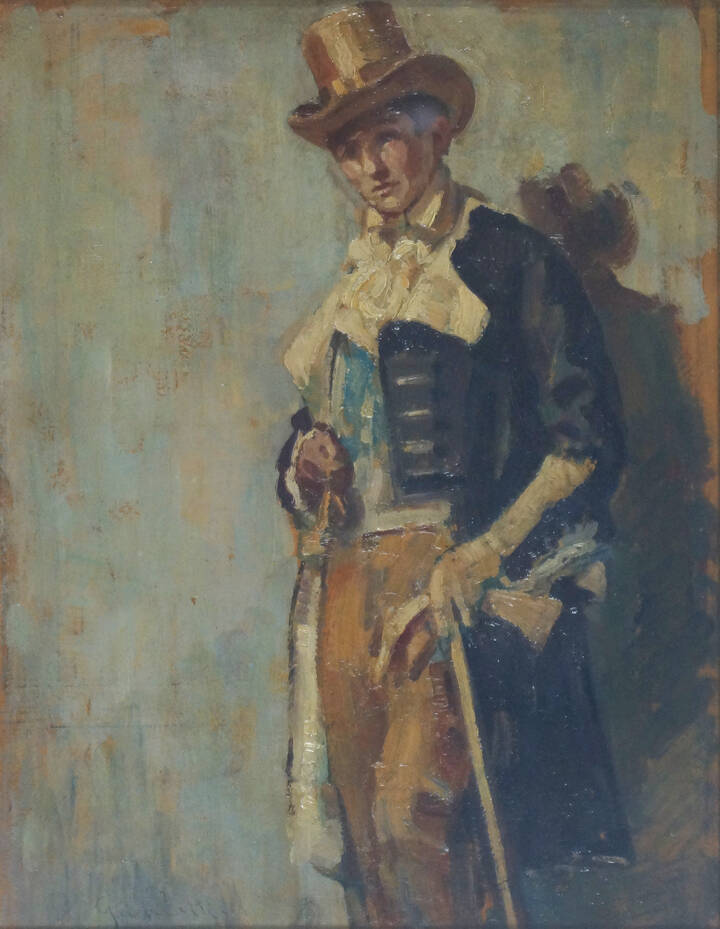 GIOVANNI GUARLOTTI - 'Figura in costume'
