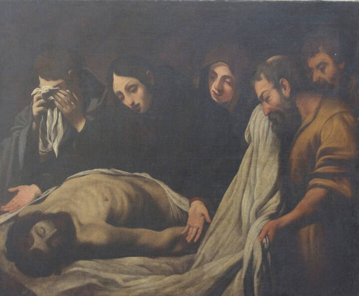 PITTORE ANONIMO - 'Compianto sul Cristo morto'