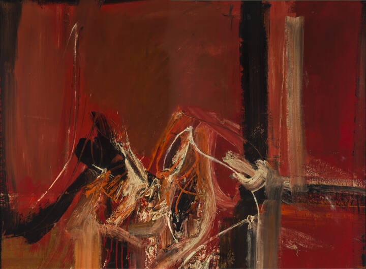 PIERO RUGGERI - 'Natura morta gialla' 1961