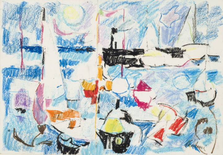 ENRICO PAULUCCI - 'Porto' 1985