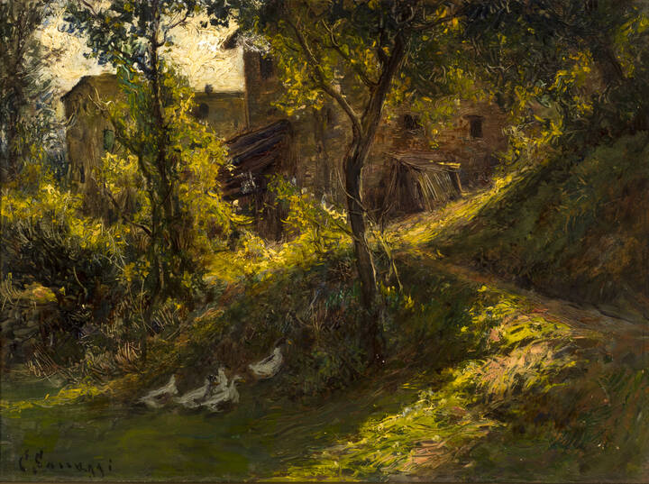 CESARE SACCAGGI - 'Rubiana (Paesaggio)' 