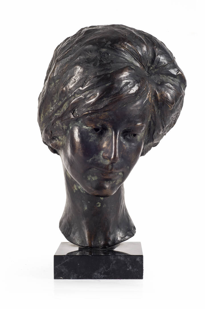 SCULTORE ANONIMO - 'Testa femminile'