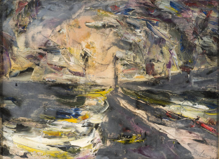 BEPPE LEVRERO - 'Il molo di Camogli' '64