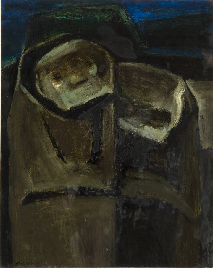 LUCIANO SILVANI - 'I due vecchi'