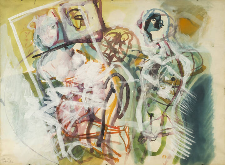 CARMELO ZOTTI - 'Composizione con figure'