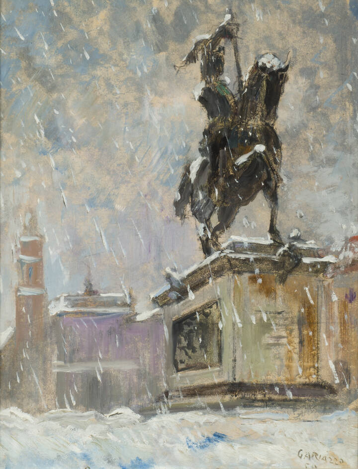 PIER ANTONIO GARIAZZO - 'Piazza San Carlo' '59