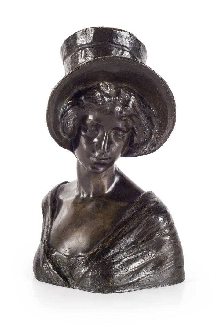 GIORGIO CERAGIOLI - 'Giovinetta con cappello'